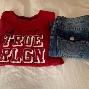 Boys True Religion top and bottom